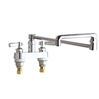 Click here to see Chicago Faucet 891-DJ18ABCP Chicago Faucets 891-DJ18ABCP Hot and Cold Sink Faucet