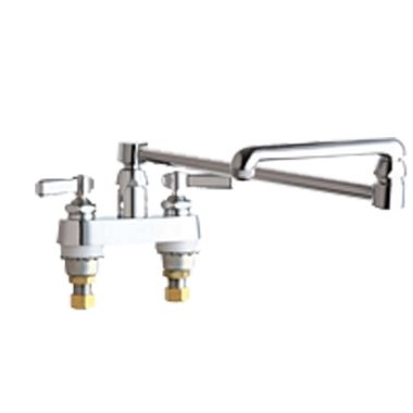 Click here to see Chicago Faucet 891-DJ18E1ABCP Chicago Faucets 891-DJ18E1ABCP Hot and Cold Sink Faucet