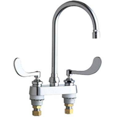 Click here to see Chicago Faucet 895-317GN2AE29VAB Chicago Faucets 895-317GN2AE29VAB Hot and Cold Sink Faucet