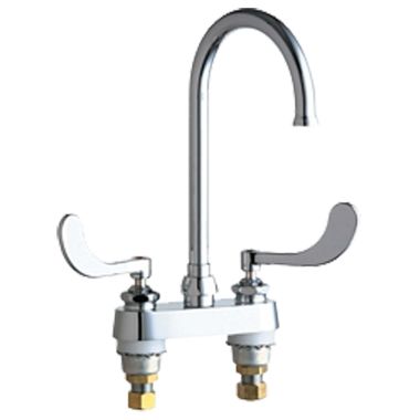 Click here to see Chicago Faucet 895-317GN2FCAB Chicago Faucets 895-317GN2FCAB Hot and Cold Sink Faucet