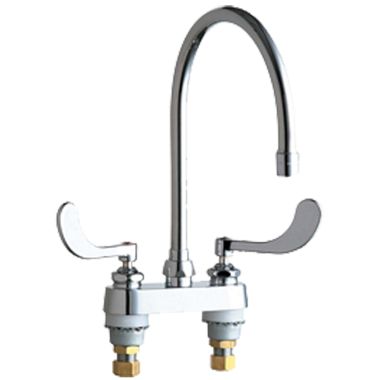 Click here to see Chicago Faucet 895-317GN8AE29VAB Chicago Faucets 895-317GN8AE29VAB Hot and Cold Sink Faucet