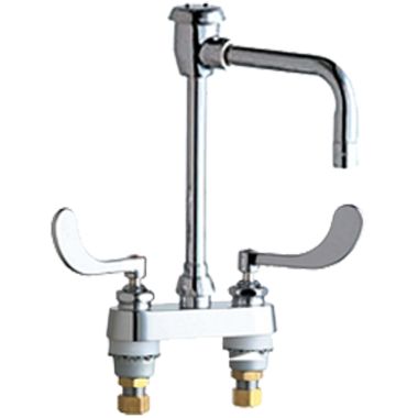 Click here to see Chicago Faucet 895-317GN8BVBE3MAB Chicago Faucets 895-317GN8BVBE3MAB Hot and Cold Sink Faucet