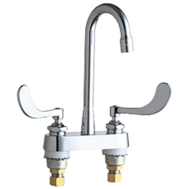 Click here to see Chicago Faucet 895-317RGD1VPCABCP Chicago Faucets 895-317RGD1VPCABCP Hot and Cold Sink Faucet