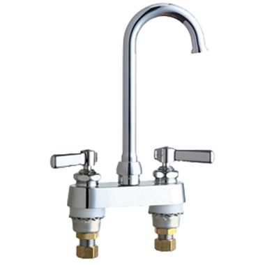 Click here to see Chicago Faucet 895-GN1FCABCP Chicago Faucets 895-GN1FCABCP Hot and Cold Sink Faucet