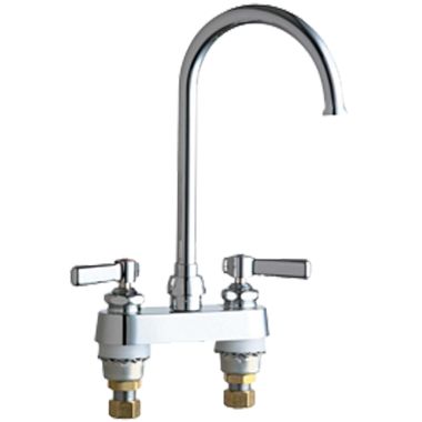 Click here to see Chicago Faucet 895-GN2FCXKABCP Chicago Faucets 895-GN2FCXKABCP Hot and Cold Sink Faucet