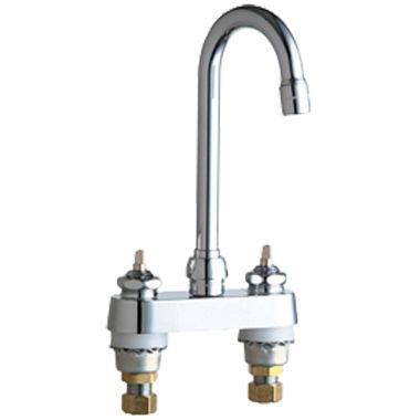 Click here to see Chicago Faucet 895-LEHAB Chicago Faucets 895-LEHAB Hot and Cold Sink Faucet