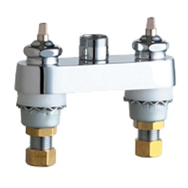 Click here to see Chicago Faucet 895-LESHAB Chicago Faucets 895-LESHAB Hot and Cold Sink Faucet