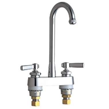 Click here to see Chicago Faucet 895-RGD1E1ABCP Chicago Faucets 895-RGD1E1ABCP Hot and Cold Sink Faucet