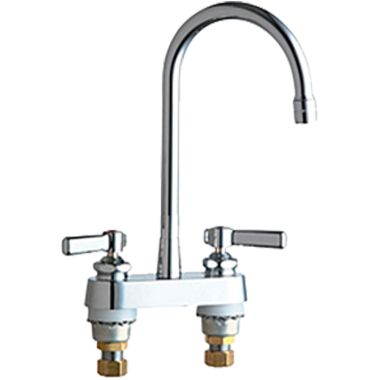 Click here to see Chicago Faucet 895-RGD2ABCP Chicago Faucets 895-RGD2ABCP Hot and Cold Sink Faucet
