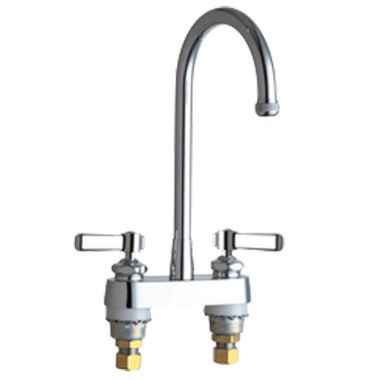 Click here to see Chicago Faucet 895-RGD2E1ABCP Chicago Faucets 895-RGD2E1ABCP Hot and Cold Sink Faucet