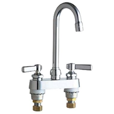 Click here to see Chicago Faucet 895-VPAABCP Chicago Faucets 895-VPAABCP Hot and Cold Sink Faucet