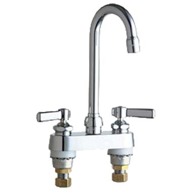 Click here to see Chicago Faucet 895-VPCABCP Chicago Faucets 895-VPCABCP Hot and Cold Sink Faucet