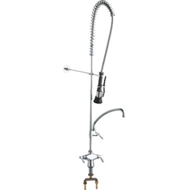 Click here to see Chicago Faucet 919-TF613AABCP Chicago Faucets 919-TF613AABCP Pre-Rinse Fitting with 613-A Adapta-Faucet