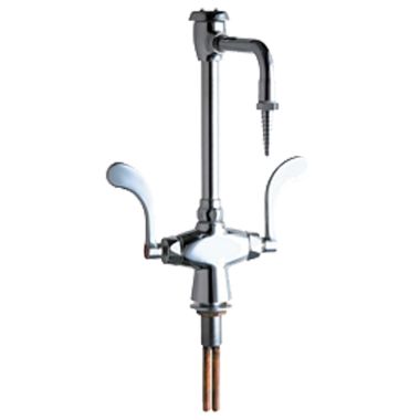 Click here to see Chicago Faucet 930-VR317XKCP Chicago Faucets 930-VR317XKCP Vandal Proof Hot and Cold Water Mixing Faucet