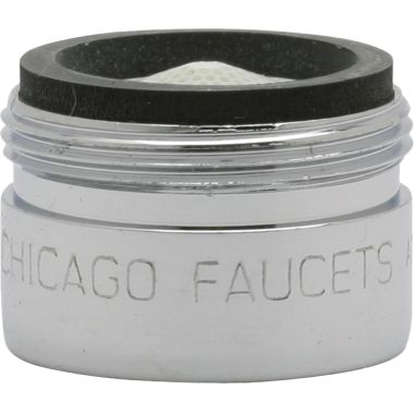 Click here to see Chicago Faucet E2605JKABCP Chicago Faucets E2605JKABCP 0.5 GPM (1.9 L/min) Non-Aerating Pressure Compensating Econo-Flo Spray