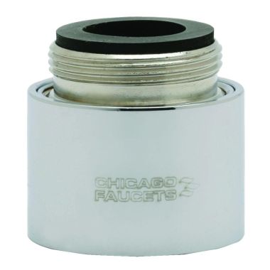 Click here to see Chicago Faucet E32VPJKABCP Chicago Faucets E32VPJKABCP 2.2 GPM (8.3 L/min) Vandal-Proof Non-Aerating Pressure Compensating Laminar Flow Outlet