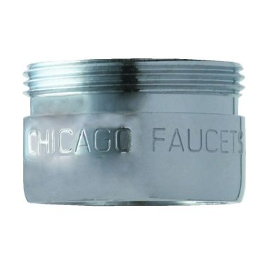 Click here to see Chicago Faucet E34JKABCP Chicago Faucets E34JKABCP 1.5 GPM (5.7 L/min) Pressure Compensating Softflo Aerator