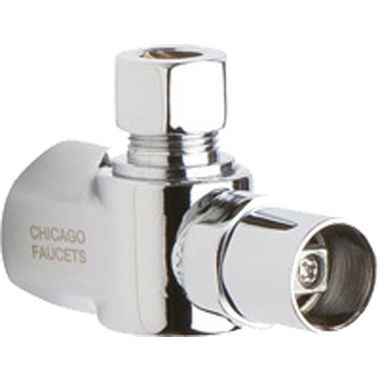 Click here to see Chicago Faucet STB-11-00-AB Chicago Faucets STB-11-00-AB Angle Stop Ball Valve with Loose Key Handle