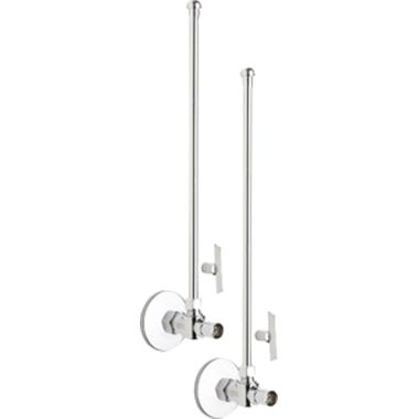 Click here to see Chicago Faucet STB-31-11-PR-AB Chicago Faucets STB-31-11-PR-AB Angle Stop Ball Valve with Supply Tube and Loose Key Handle (Pair)