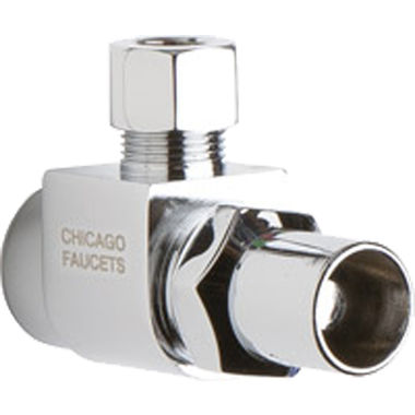 Click here to see Chicago Faucet STC-21-00-AB Chicago Faucets STC-21-00-AB Angle Stop Compression Valve with Loose Key Handle