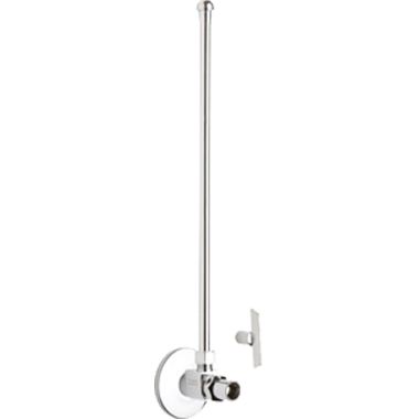 Click here to see Chicago Faucet STC-21-11-AB Chicago Faucets STC-21-11-AB Angle Stop Compression Valve with Supply Tube and Loose Key Handle