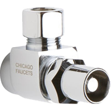 Click here to see Chicago Faucet STC-22-00-AB Chicago Faucets STC-22-00-AB Angle Stop Compression Valve with Loose Key Handle
