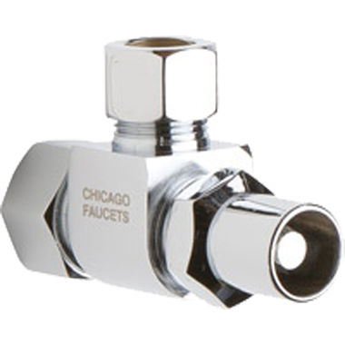 Click here to see Chicago Faucet STC-32-00-AB Chicago Faucets STC-32-00-AB Angle Stop Compression Valve with Loose Key Handle