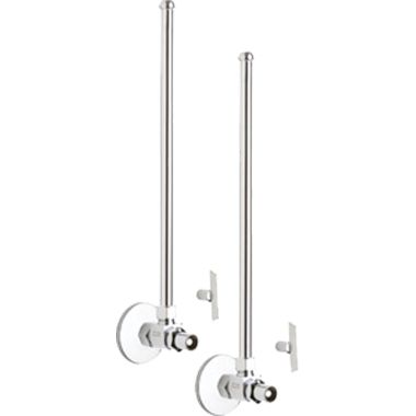 Click here to see Chicago Faucet STC-32-11-PR-AB Chicago Faucets STC-32-11-PR-AB Angle Stop Compression Valve with Supply Tube and Loose Key Handle (Pair)