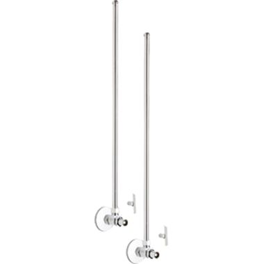Click here to see Chicago Faucet STC-32-12-PR-AB Chicago Faucets STC-32-12-PR-AB Angle Stop Compression Valve with Supply Tube and Loose Key Handle (Pair)