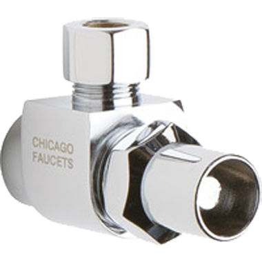 Click here to see Chicago Faucet STC-41-00-AB Chicago Faucets STC-41-00-AB Angle Stop Compression Valve with Loose Key Handle