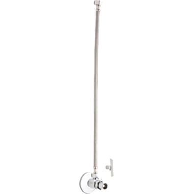 Click here to see Chicago Faucet STC-41-13-AB Chicago Faucets STC-41-13-AB Angle Stop Compression Valve with Supply Hose and Loose Key Handle