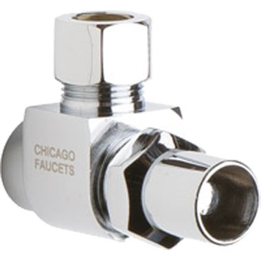 Click here to see Chicago Faucet STC-42-00-AB Chicago Faucets STC-42-00-AB Angle Stop Compression Valve with Loose Key Handle