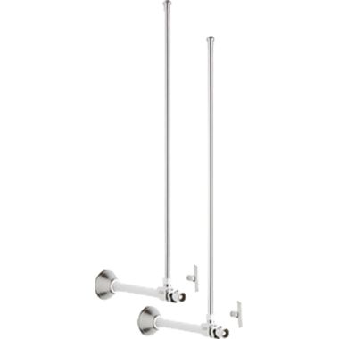 Click here to see Chicago Faucet STC-51-12-PR-AB Chicago Faucets STC-51-12-PR-AB Angle Stop Compression Valve with Supply Tube and Loose Key Handle (Pair)