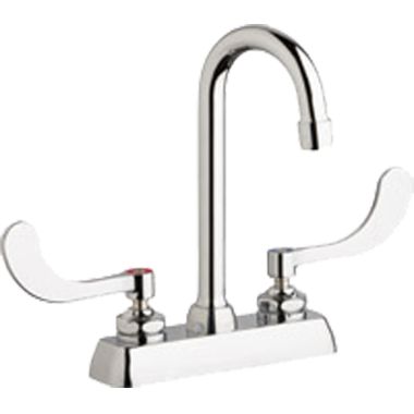 Click here to see Chicago Faucet W4D-GN1AE35-317AB Chicago Faucets W4D-GN1AE35-317AB Hot and Cold Water Washboard Sink Faucet
