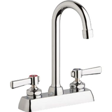 Click here to see Chicago Faucet W4D-GN1AE35-369AB Chicago Faucets W4D-GN1AE35-369AB Hot and Cold Water Washboard Sink Faucet