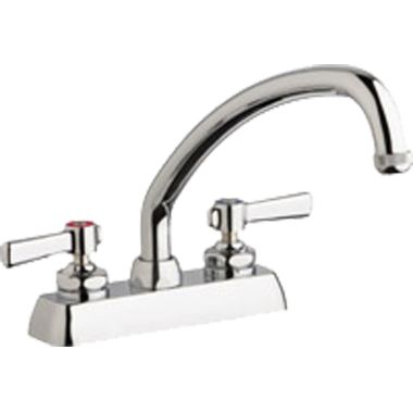 Click here to see Chicago Faucet W4D-L9E1-369AB Chicago Faucets W4D-L9E1-369AB Hot and Cold Water Washboard Sink Faucet