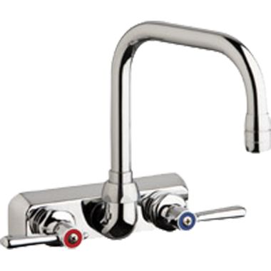 Click here to see Chicago Faucet W4W-DB6AE35-369AB Chicago Faucets W4W-DB6AE35-369AB Hot and Cold Water Washboard Sink Faucet