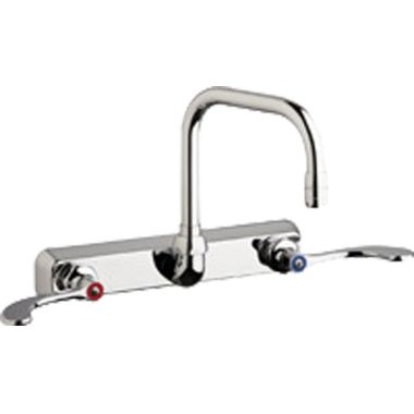 Click here to see Chicago Faucet W8W-DB6AE35-317AB Chicago Faucets W8W-DB6AE35-317AB Hot and Cold Water Washboard Sink Faucet