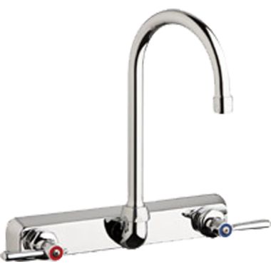 Click here to see Chicago Faucet W8W-GN2AE35-369AB Chicago Faucets W8W-GN2AE35-369AB Hot and Cold Water Washboard Sink Faucet