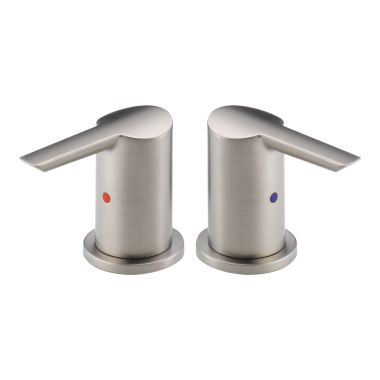 Click here to see Delta H661SS Delta H661SS Compel Metal Lever Handle Set for Roman Tub, 2 Pack, Brilliance Stainless
