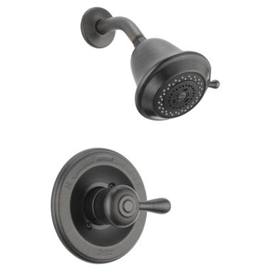 Click here to see Delta T14278-RBSHCCER Delta T14278-RBSHCCER Venetian Bronze Leland Monitor Shower Trim Only