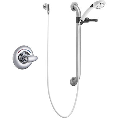 Click here to see Delta T17TH335-20 Delta T17TH335-20 TECK MultiChoice Universal Thermostatic Shower and Hand Shower Trim w/ 24