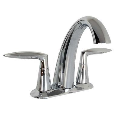 Click here to see Kohler 45100-4-CP Kohler Alteo Two-Handle Polished Chrome Centerset Bathroom Sink Faucet with Metal Pop-Up, 1.2 GPM, Lever Handle, Three-Hole - K-45100-4-CP
