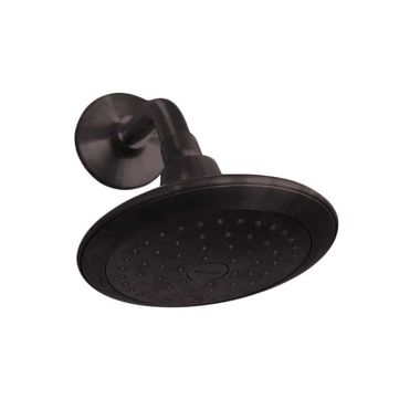Click here to see Kohler 45123-2BZ Kohler Alteo Round Single-Function Shower Head with MasterClean Spray Face, Katalyst Technology, 2.5 GPM, Oil Rubbed Bronze - K-45123-2BZ
