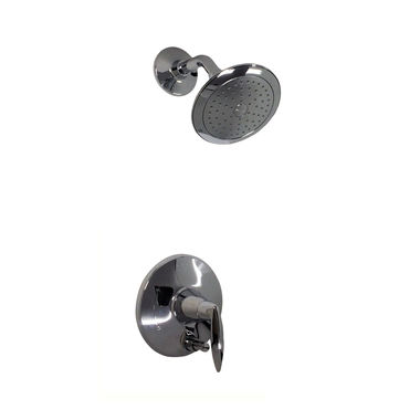 Click here to see Kohler T45108-4-CP Kohler Alteo Rite-Temp Round Single-Handle Shower Faucet with 2.5 GPM Shower Head and Push-Button Diverter, Lever Handle, Less Valve, Polished Chrome - K-T45108-4-CP