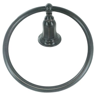Click here to see Kohler 13507-2BZ Kohler Kelston Round Wall Mounted Towel Ring, Premium Metal Constructed, Oil Rubbed Bronze - 13507-2BZ