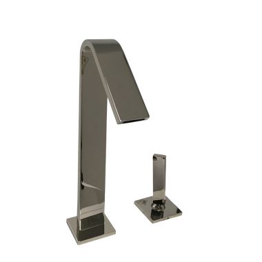 Click here to see Kohler 14660-4-SN Kohler K-14660-4-SN Loure Single Control Widespread Bathroom Faucet, 2 Hole, Lever Handle, Polished Nickel