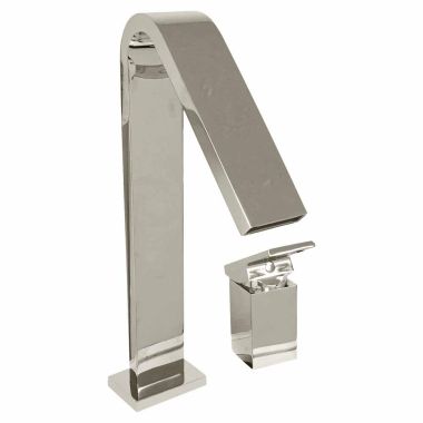 Click here to see Kohler 14675-4-BN Kohler Loure Deck-Mount Bath Faucet with 9-3/8-Inch Spout Reach, Brushed Nickel, Non-Diverter, Lever Handles, Deck Installation - K-14675-4-BN