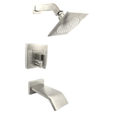 Click here to see Kohler T14664-4-SN Kohler Loure Rite-Temp Polished Nickel Tub/Shower Trim with Push Button Diverter, 2.5 GPM, 1/2-inch Connection Size, Brass - K-T14664-4-SN