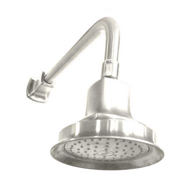 Click here to see Kohler 16244-AK-SN Kohler Margaux Single-Function Shower Head with Katalyst Technology, MasterClean Spray Face, 2.5 GPM, Vibrant Polished Nickel - K-16244-AK-SN